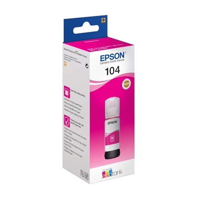 Epson Botella Tinta Ecotank 104 Magenta 70ml